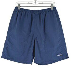 Patagonia‎ Baggies Shorts Mens Medium Blue Solid Nylon Lined SS-2048